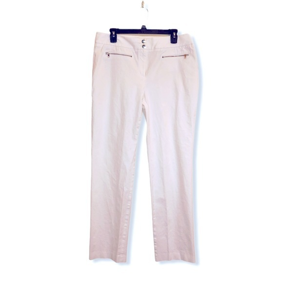 Alfani Pants - 5 for $25 ❄️ Alfani Zipper Front white pants